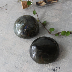 Labradorite Palm Stone - Tribe Castlemaine