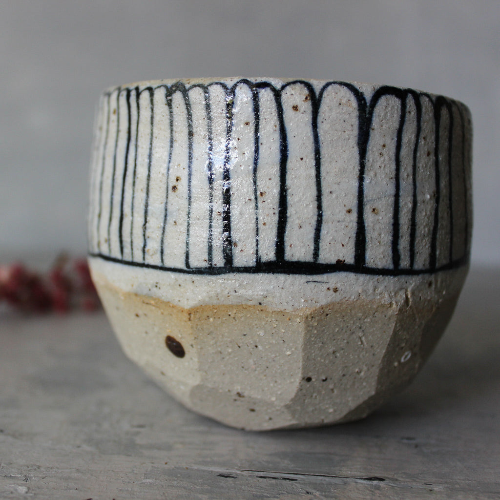 Large Ceramic Mug : Blue Daisy - Tribe Castlemaine