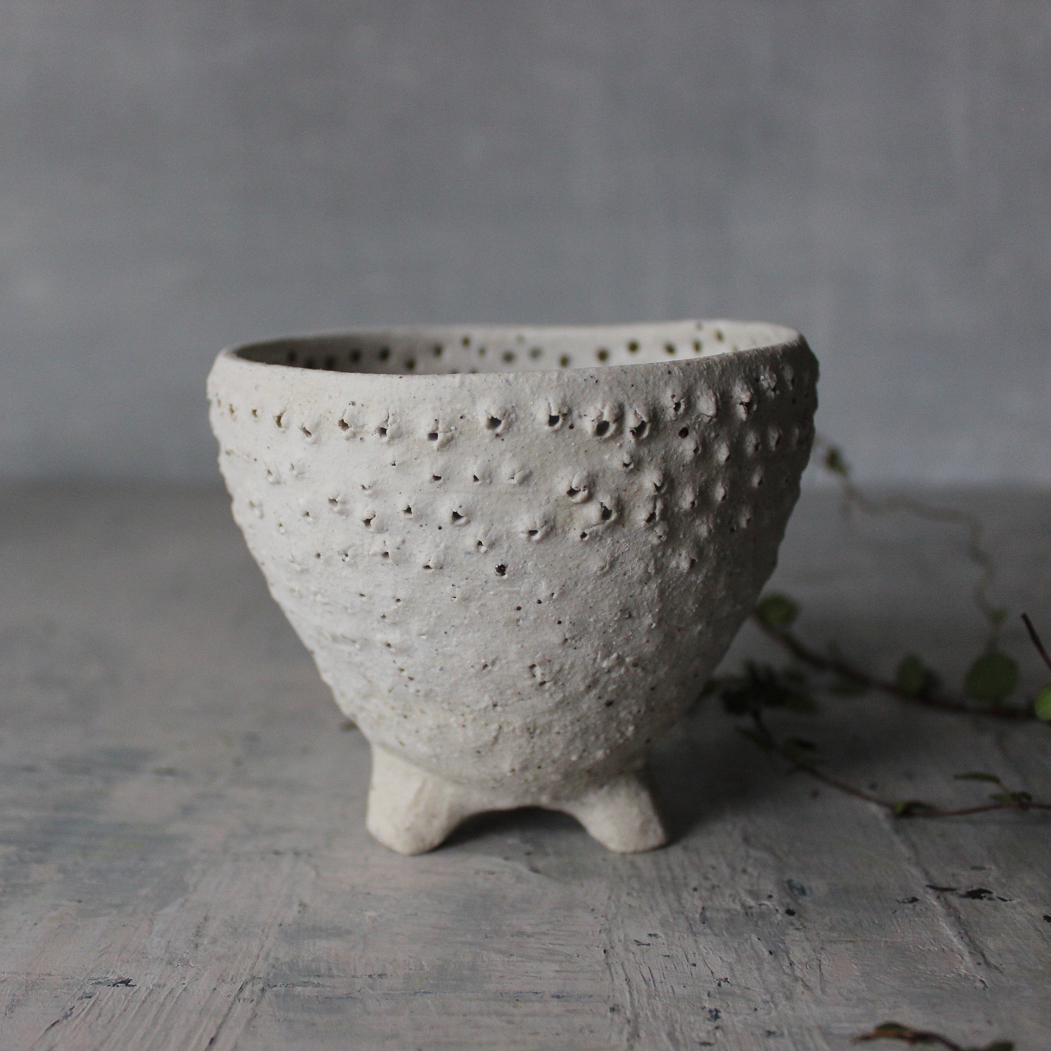 Large Pierced Footed Bowls - Tribe Castlemaine