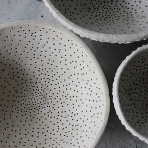 Large Pierced Footed Bowls - Tribe Castlemaine