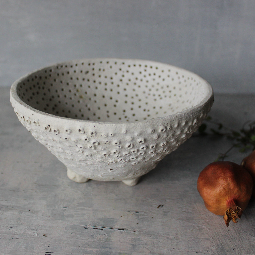 Large Pierced Footed Bowls - Tribe Castlemaine