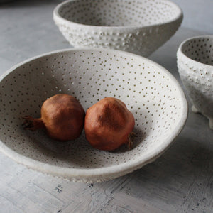 Large Pierced Footed Bowls - Tribe Castlemaine