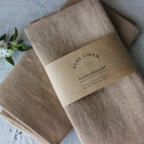 Linen Handkerchiefs - Tribe Castlemaine