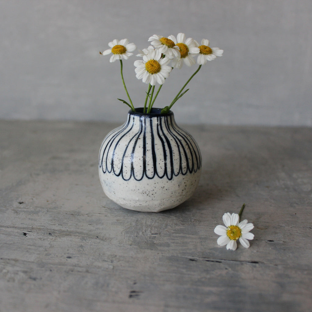 Little Ceramic Vase Daisy - Tribe Castlemaine