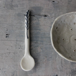 Little Porcelain Spoons Painted Detail - Tribe Castlemaine