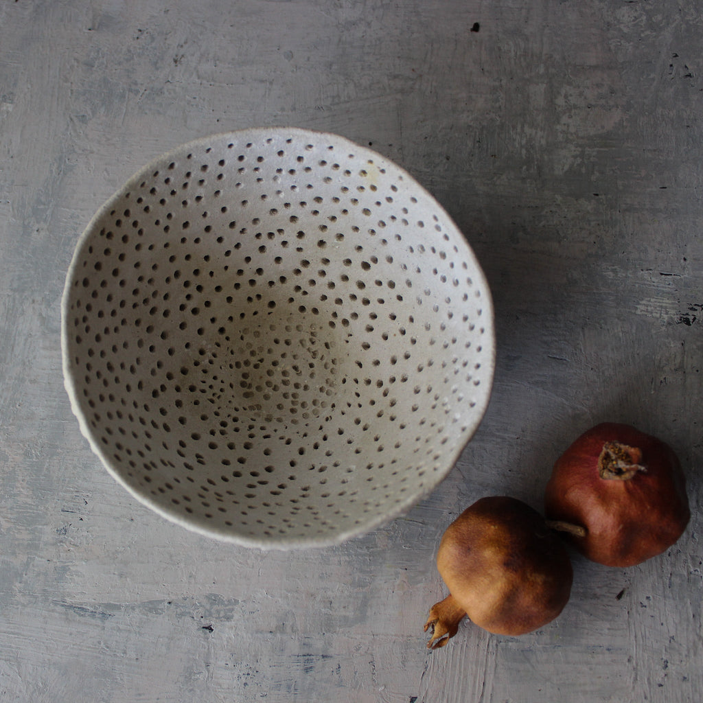 Pierced Ceramic Bowl - Tribe Castlemaine