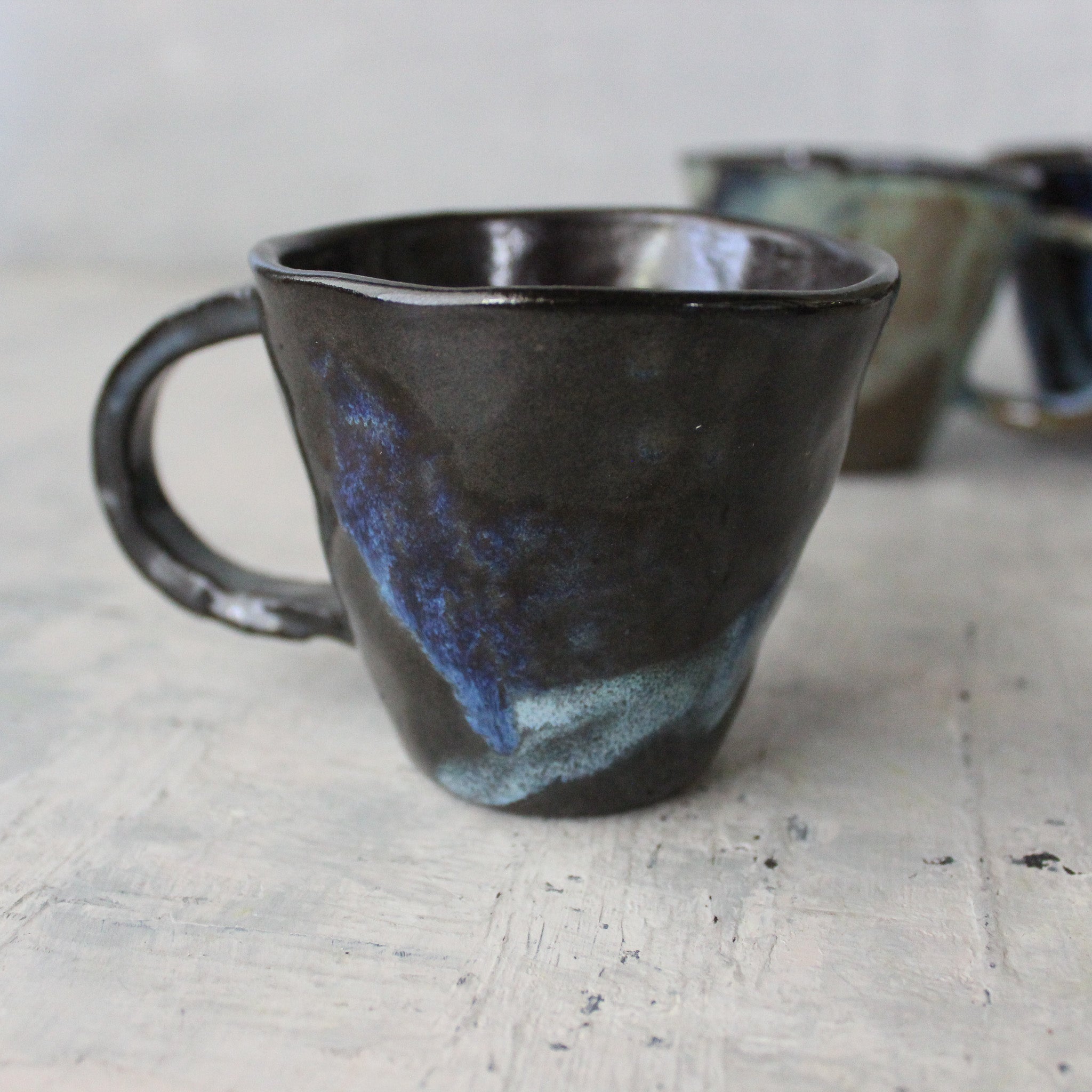 RAW Dark Tumblers Handled - Tribe Castlemaine