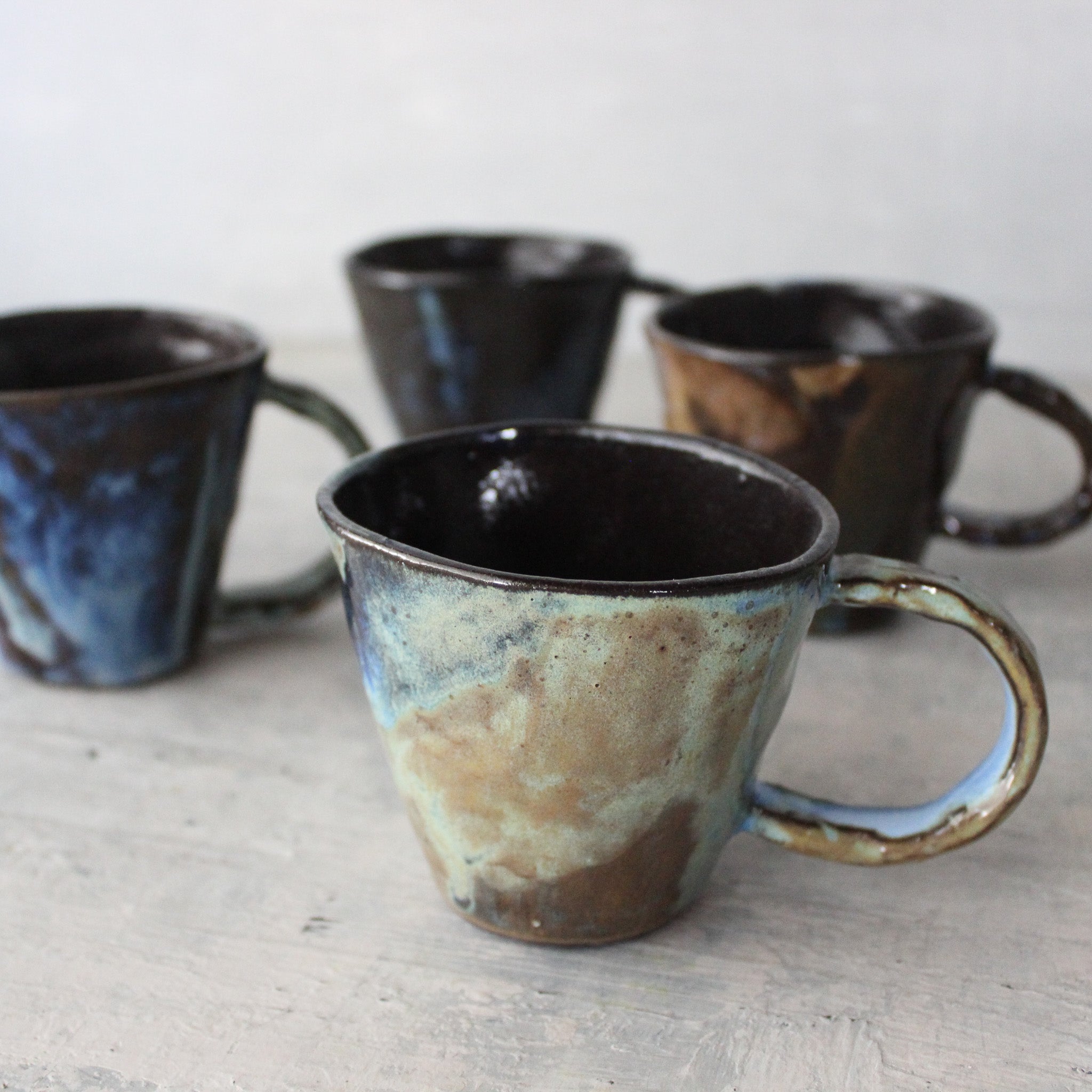 RAW Dark Tumblers Handled - Tribe Castlemaine