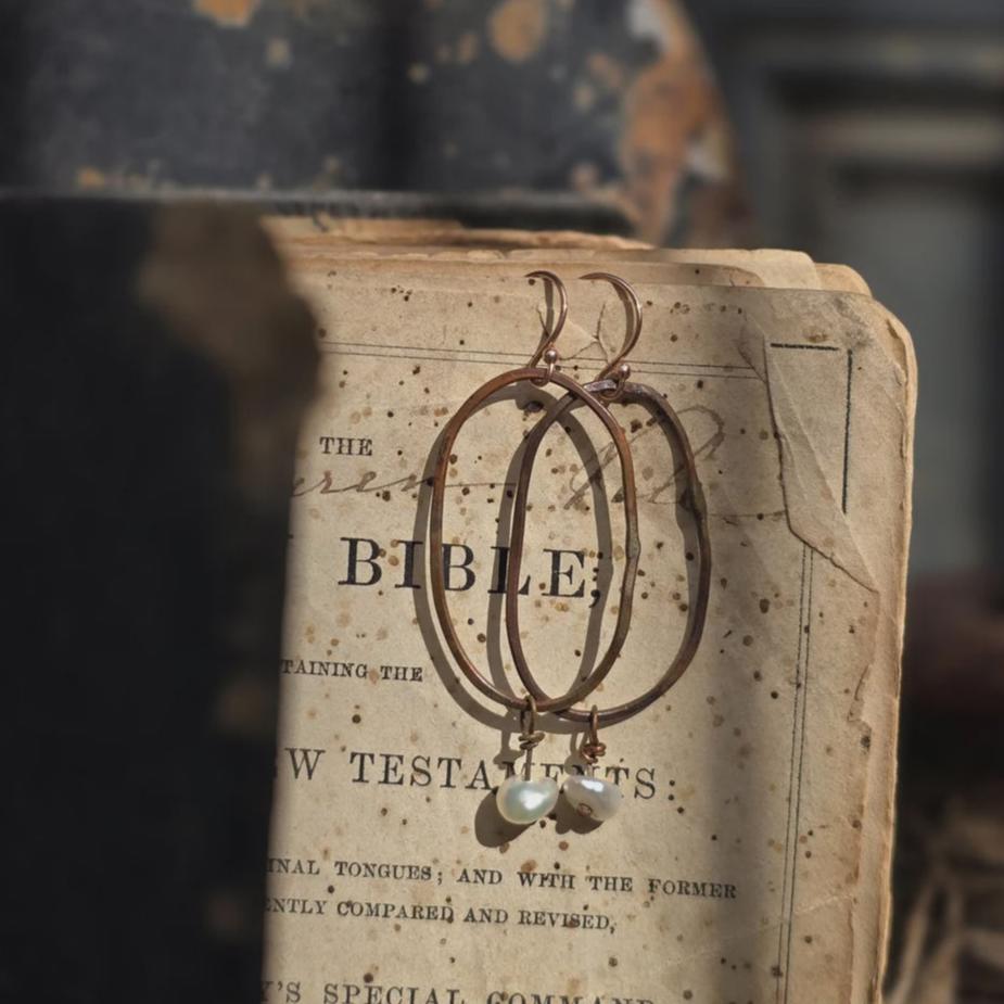 Rustique Pearl Earrings - Tribe Castlemaine