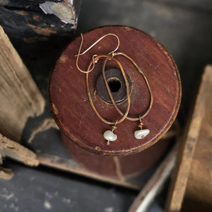 Rustique Pearl Earrings - Tribe Castlemaine