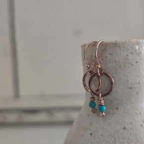 Shanti Copper Earrings - Tribe Castlemaine