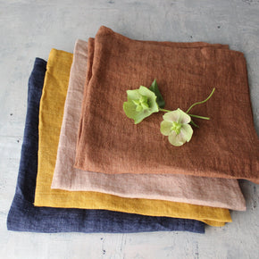 Stone Washed Handwoven Dinner Napkins - Tribe Castlemaine