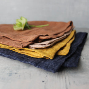 Stone Washed Handwoven Dinner Napkins - Tribe Castlemaine