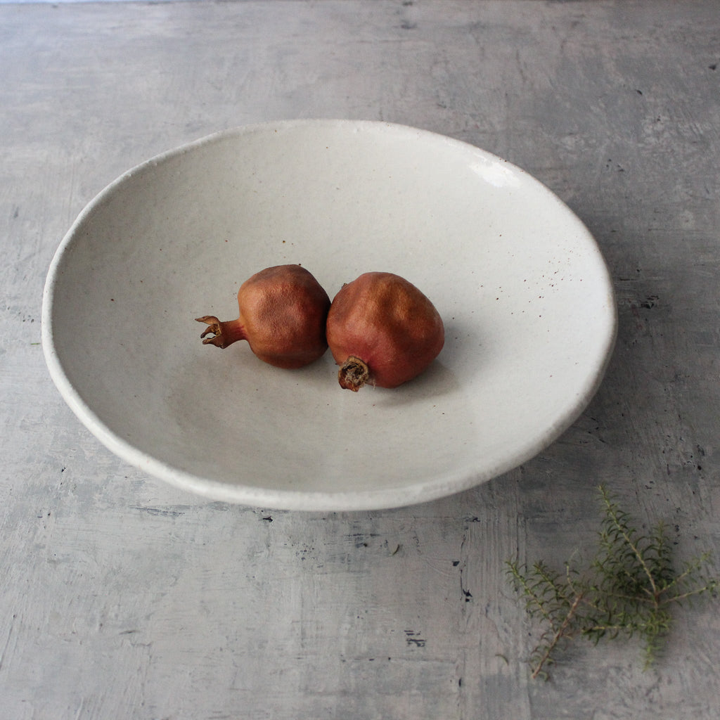 Stoneware White Sabi Bowls - Tribe Castlemaine