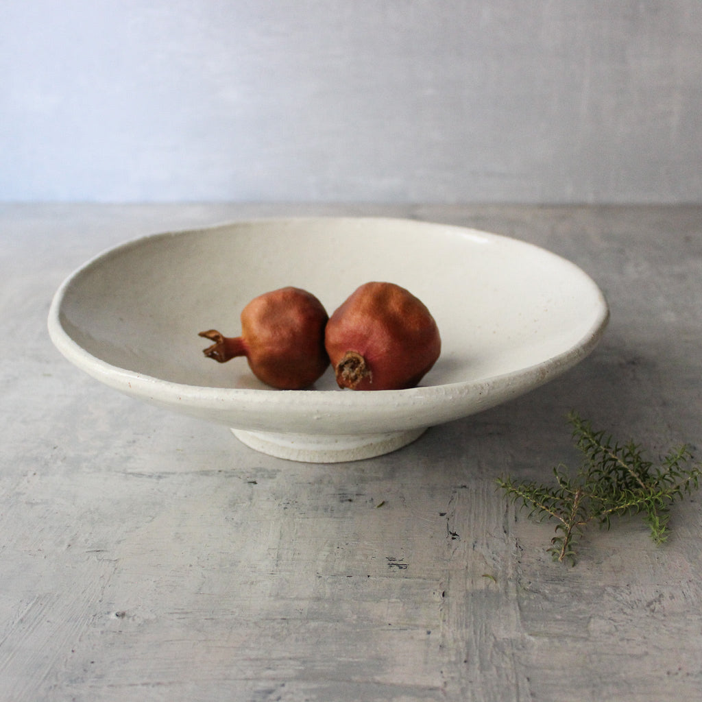 Stoneware White Sabi Bowls - Tribe Castlemaine