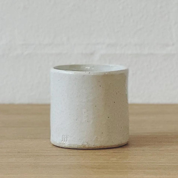 Stoneware White Tumblers - Tribe Castlemaine