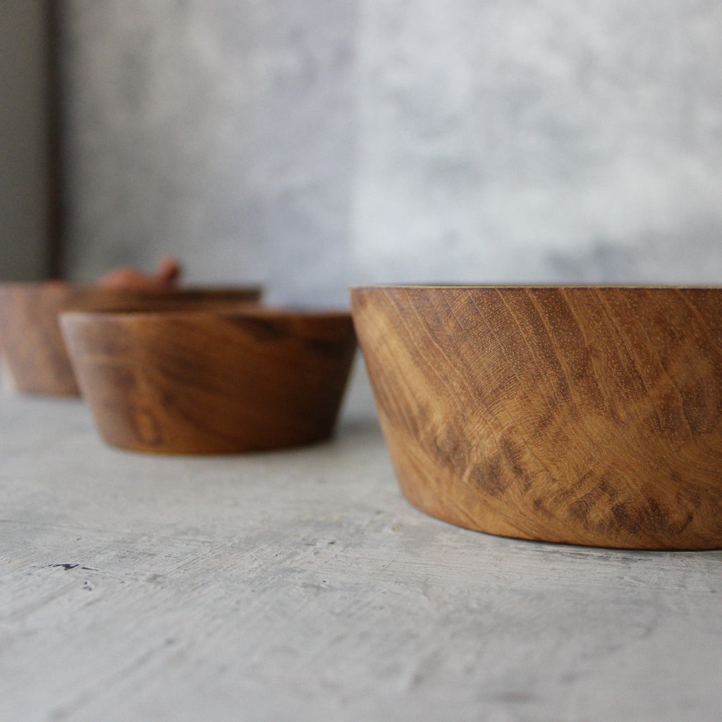 Teak Potion Bowls - Tribe Castlemaine