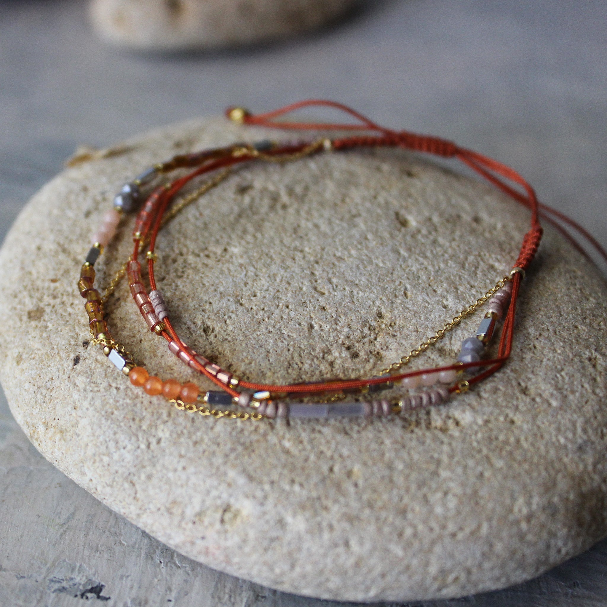 Thai Multi - Strand Beaded Bracelets - Tribe Castlemaine