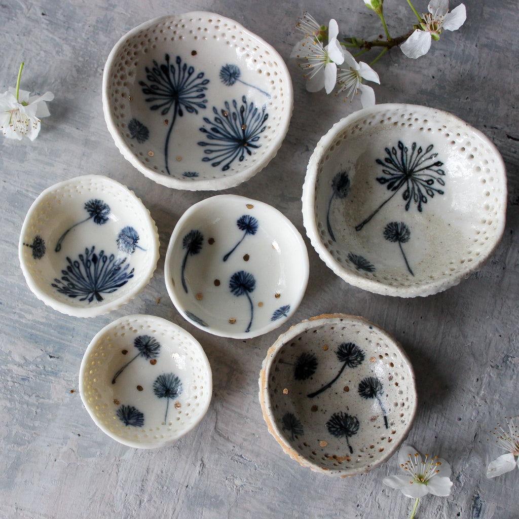 Tiny Dandelion Trinket Dishes - Tribe Castlemaine