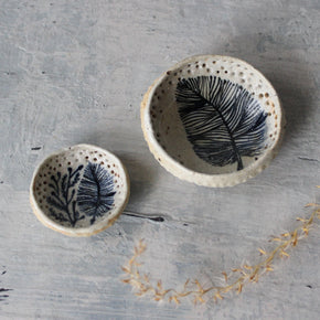 Tiny Feather Trinket Dishes - Tribe Castlemaine