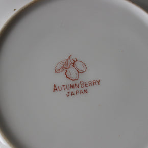 Vintage 'Autumn Berry' Tea Cup Trio - Tribe Castlemaine