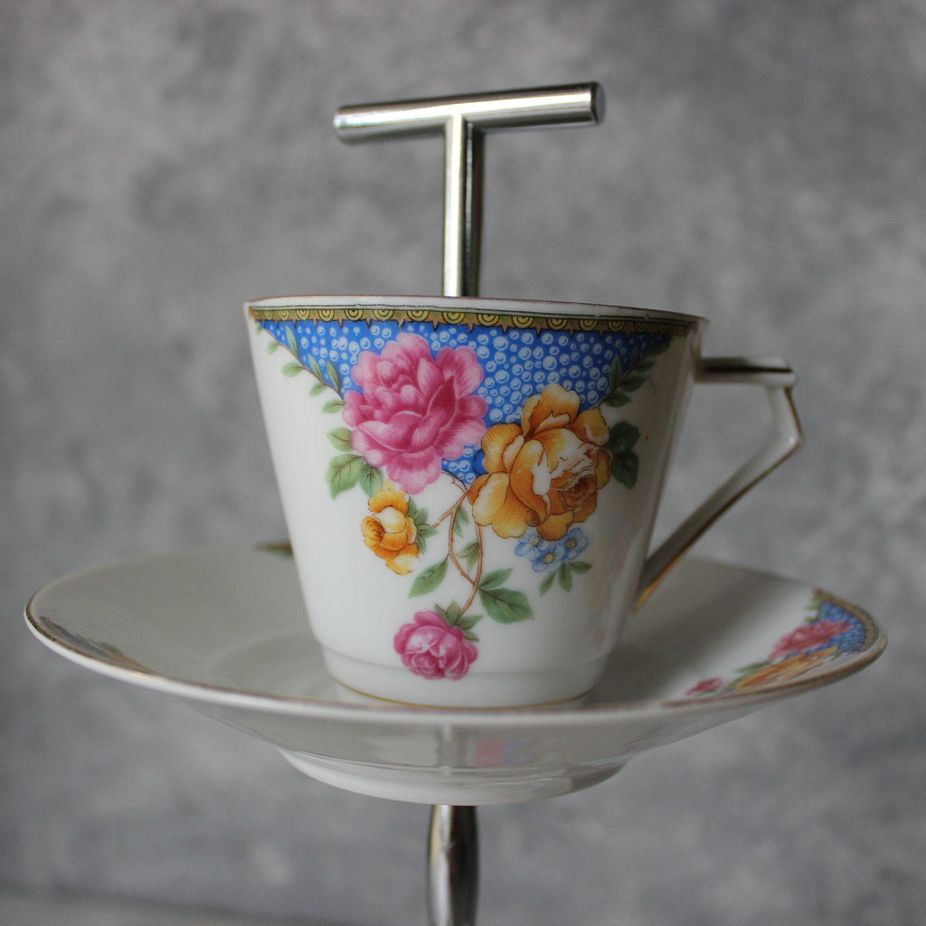 Vintage China Tiered Cake Stand - Tribe Castlemaine