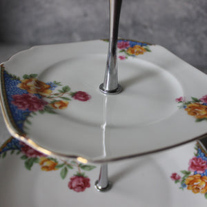 Vintage China Tiered Cake Stand - Tribe Castlemaine