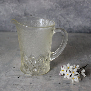 Vintage Glass Milk Jug - Tribe Castlemaine