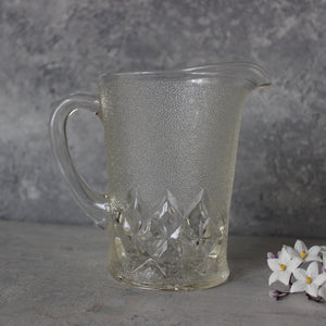 Vintage Glass Milk Jug - Tribe Castlemaine