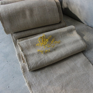 Vintage Homespun Hemp Fabric - Tribe Castlemaine