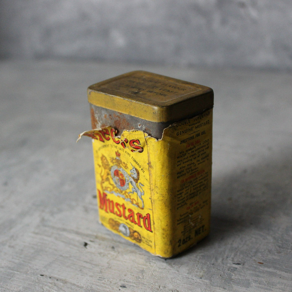 Vintage Keens Mustard Tin - Tribe Castlemaine