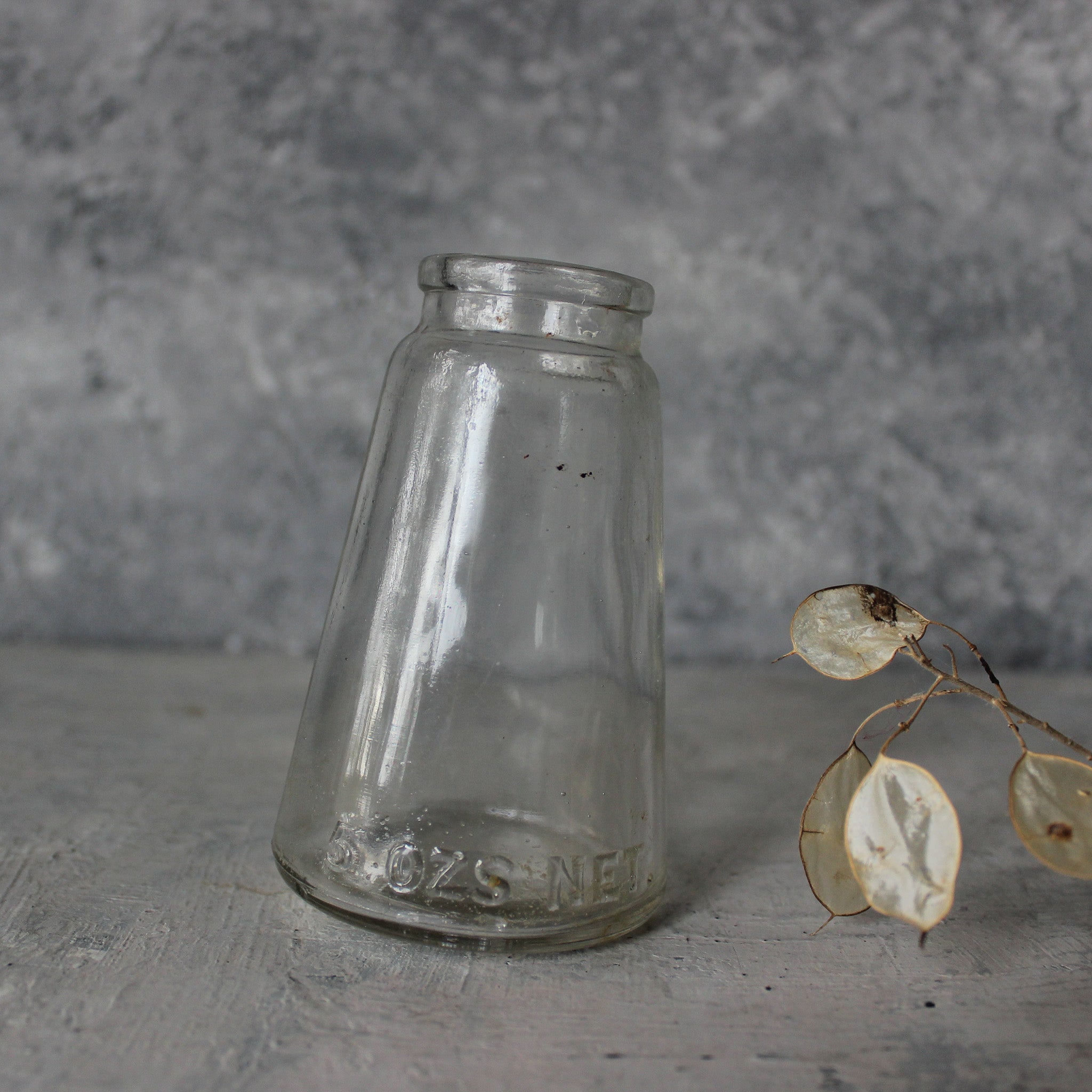 Vintage Little Clear Bottles - Tribe Castlemaine