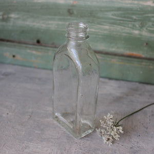 Vintage Little Clear Bottles - Tribe Castlemaine