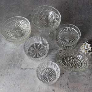 Vintage Little Glass Bowls - Tribe Castlemaine