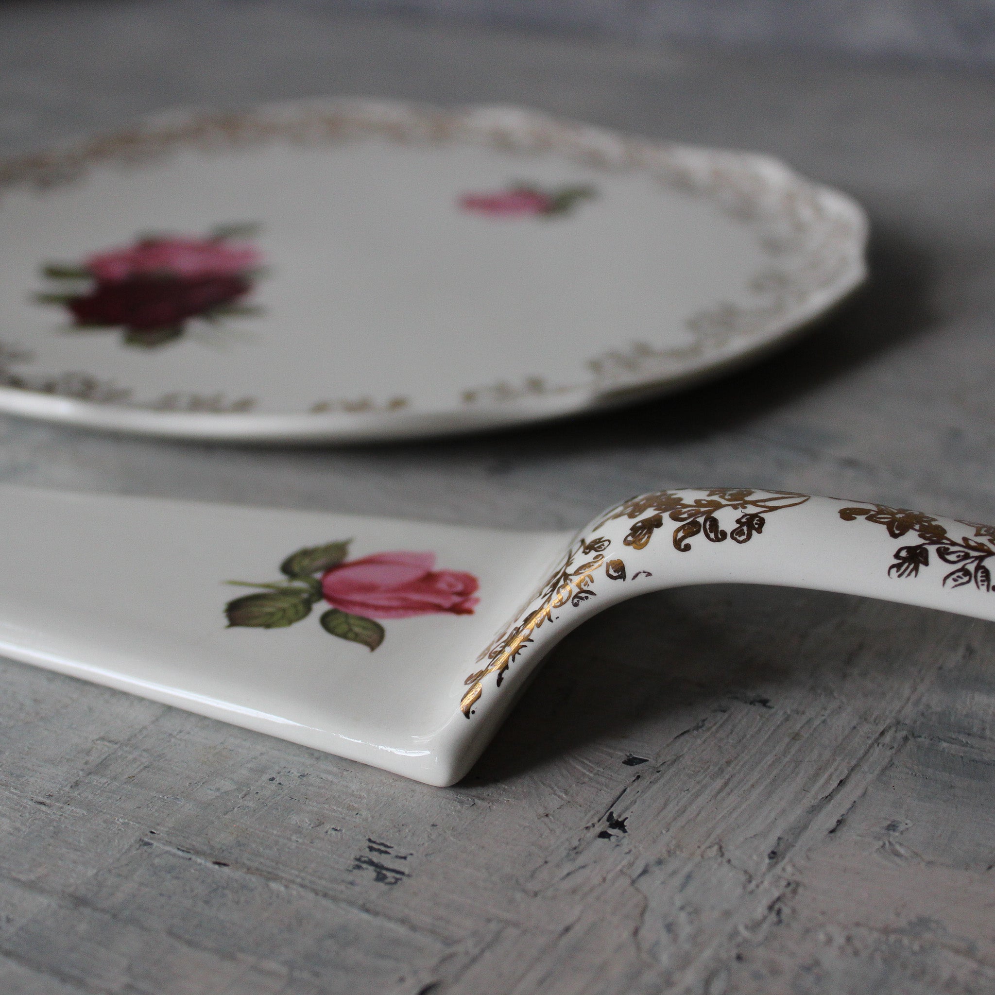 Vintage Lord Nelson Pottery Cake Platter & Server - Tribe Castlemaine