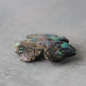 Vintage Paua Shell Clover Brooch - Tribe Castlemaine