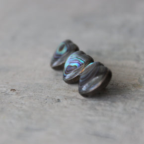 Vintage Paua Shell Heart Brooch - Tribe Castlemaine