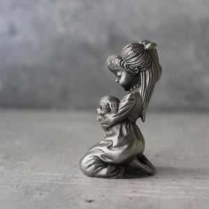 Vintage Pewter Puppy Love Ornament - Tribe Castlemaine