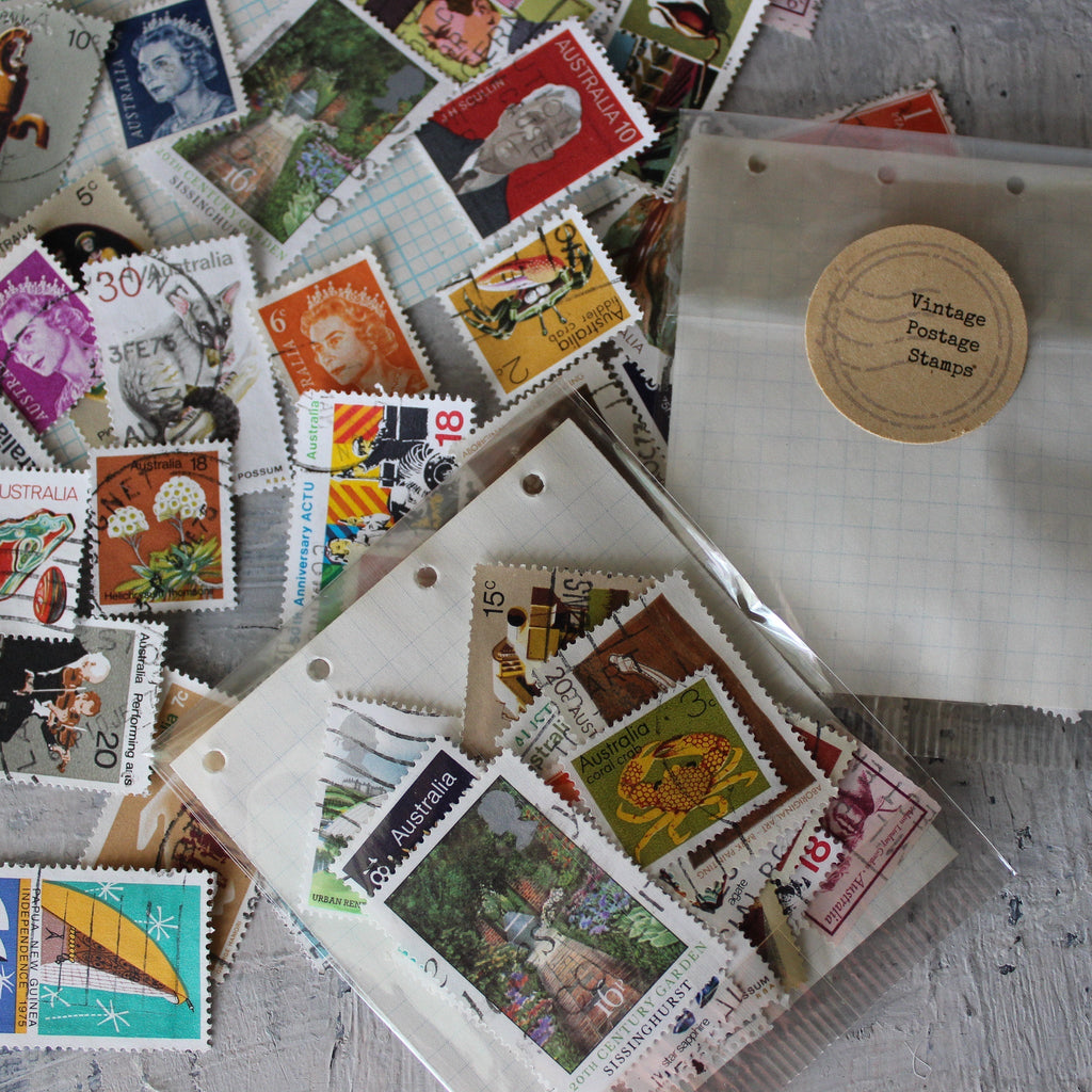 Vintage Postage Stamps - Tribe Castlemaine