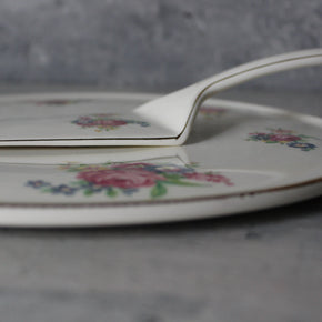 Vintage Royal Tudor Ware China Cake Platter & Server - Tribe Castlemaine