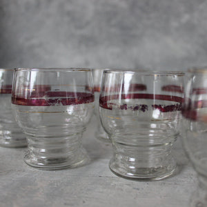 Vintage Small Glass Tumbler Set - Tribe Castlemaine