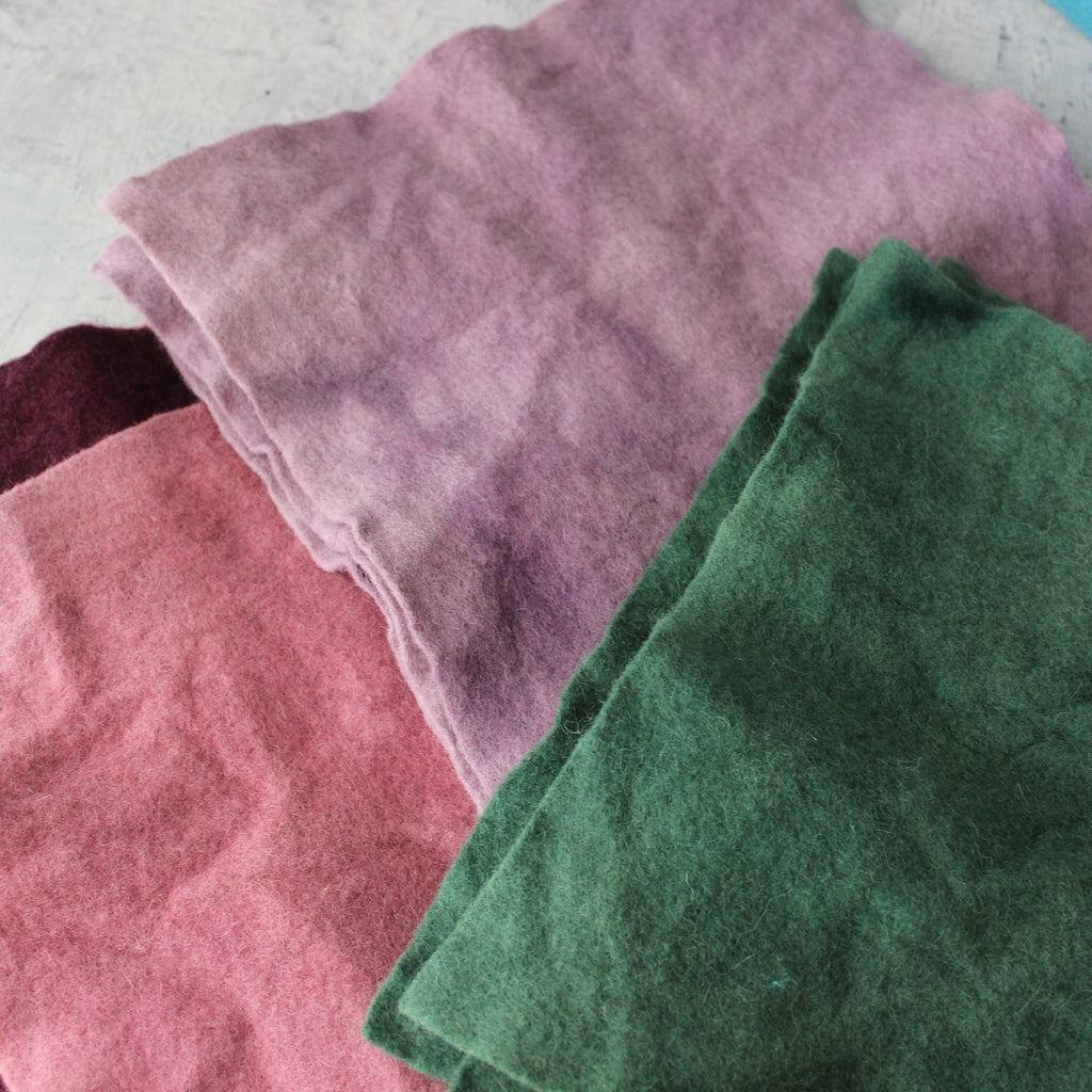 Handwoven Hemp Fabrics : Autumn Colours