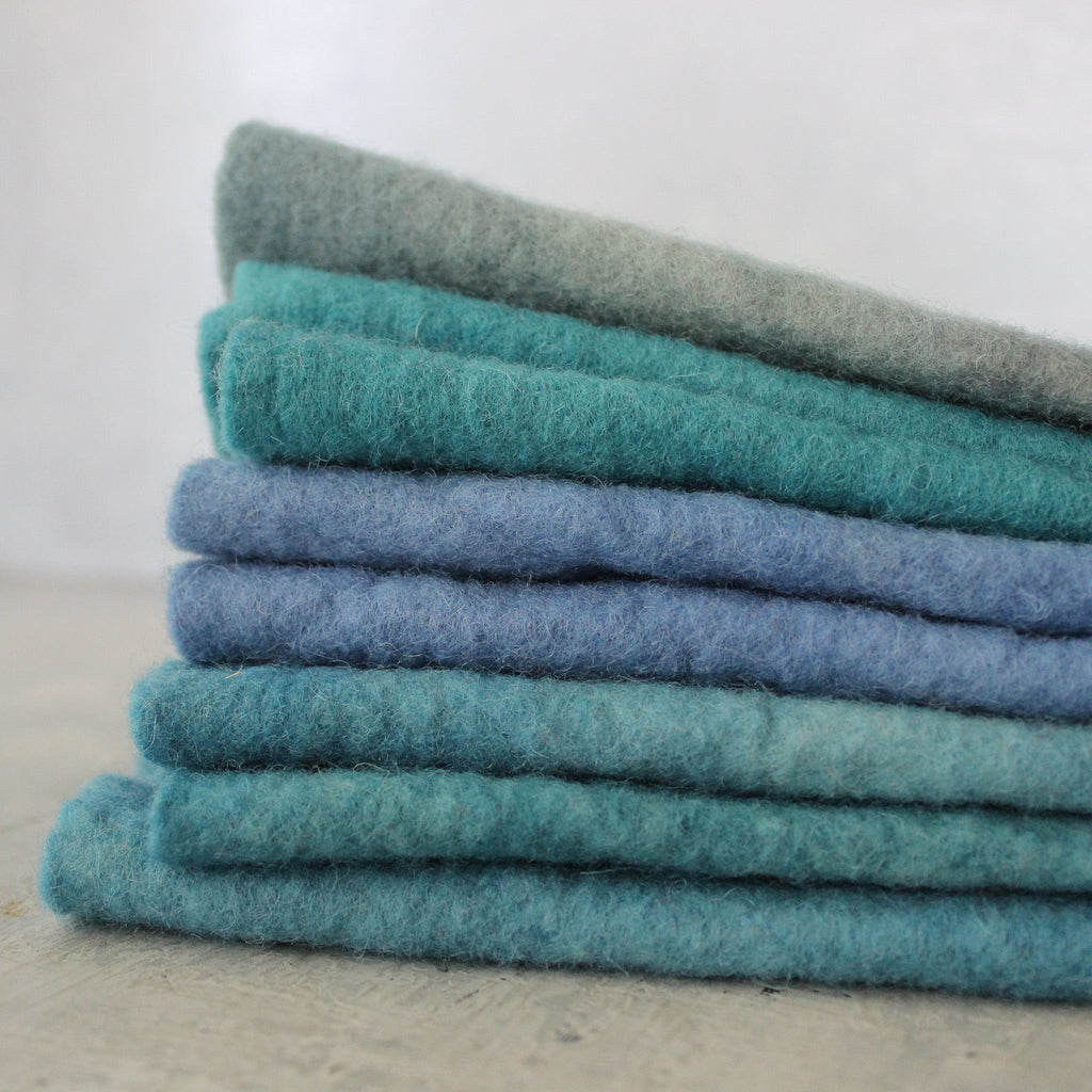 Hand Dyed Wool Felt Sheets - Tribe Castlemaine