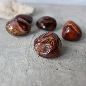 Madagascar Banded Agate Polished Stones - Tribe Castlemaine