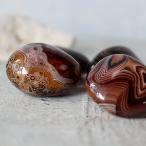 Madagascar Banded Agate Polished Stones - Tribe Castlemaine