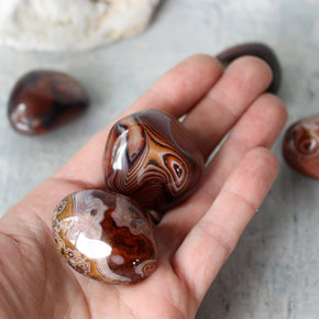 Madagascar Banded Agate Polished Stones - Tribe Castlemaine